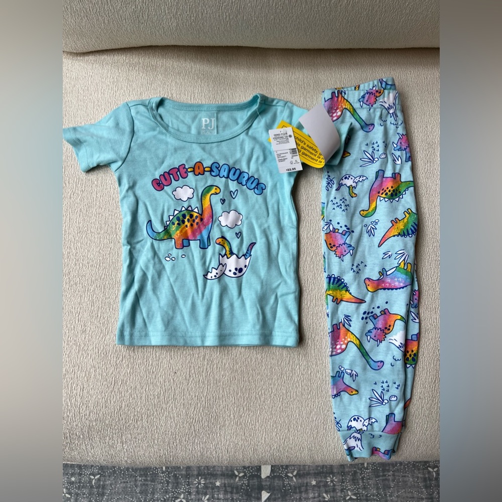 18-24 month toddler girl pajama set